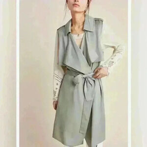 Anthropologie Bagatelle long line vest or wrap dress